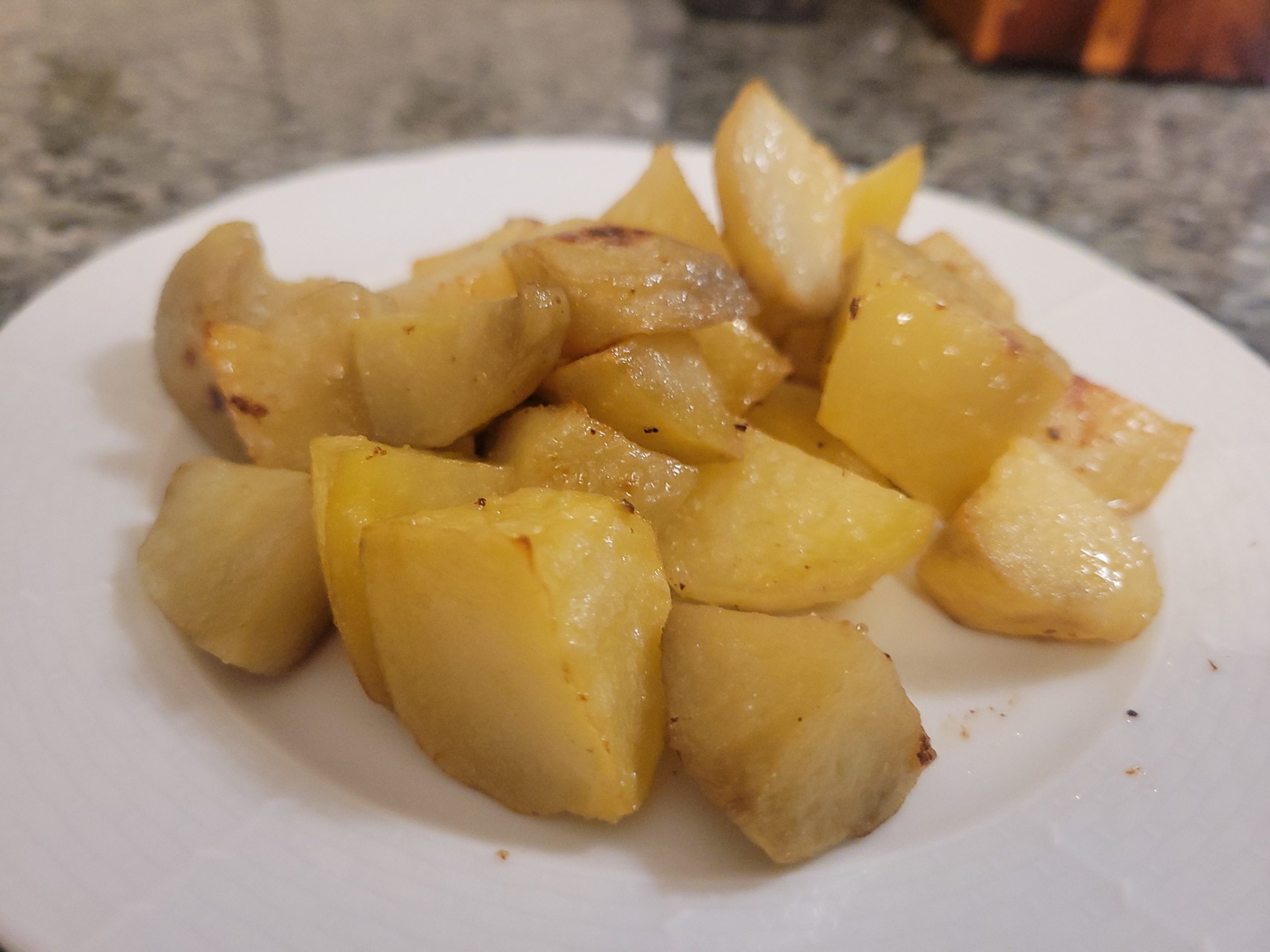 Golden Garlic Roasted Wedges